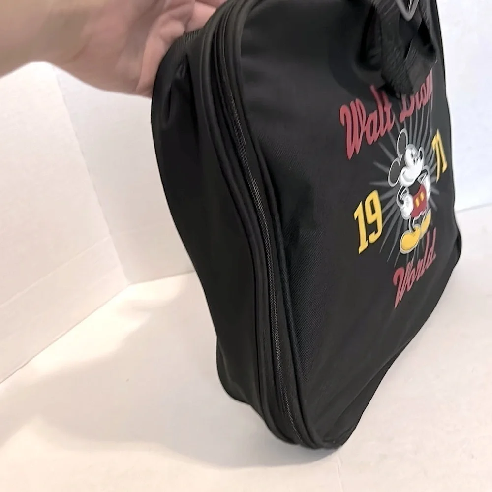 Disney Parks Walt Disney Packable Black Duffel Bag